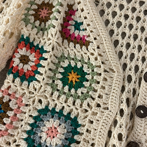CROCHET CARDIGAN - Picture 3 of 3